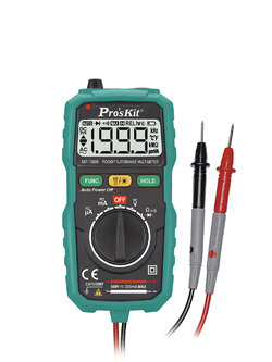 MT-1508 (CN) มัลติมิเตอร์ปรับช่วงวัดอัตโนมัติแบบพกพา MT-1508 PRO'S KIT (CN)