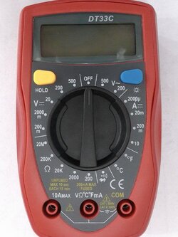 Digital multimeter DT33C สุดคุ้ม ครบทุกฟังซ์ชั่นพื้นฐาน วัดอุณหภูมิได้ด้วย