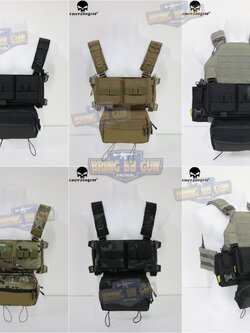 Micro Fight Chissis MK3 Chest Rig ยี่ห้อ Emerson