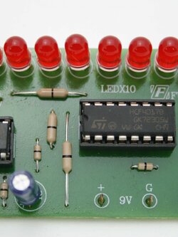 FK115 LED RUNNING LIGHT 10 DOT STRAIGHT PATTERN