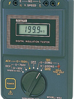 M53 SANWA 2 test voltage ranges for elevator maintenance