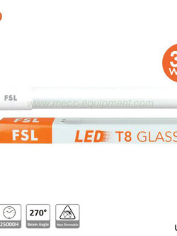 หลอด LED T8 30w FSL แสงขาว 6500K