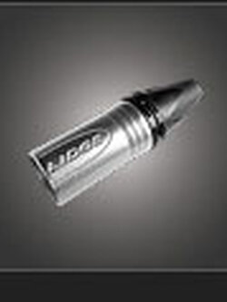 NTS YM-002A 3-pole XLR cable mount male plug, nickel plated shell