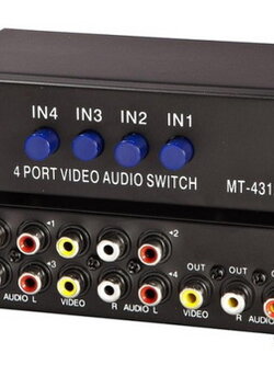 AV Selector เข้า 4 ชุด ออก1 ชุด คุณภาพดี