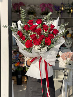 ช่อดอกกุหลาบ ช่อดอกไม้สด