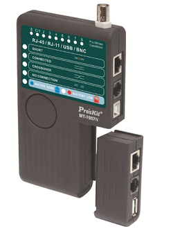 MT-7057N (CN) เครื่องวัดสาย MT-7057N (RJ-45,RJ-11/12,USB,BNC) PRO'S KIT (CN)