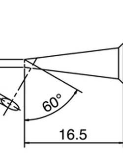 ปลายหัวแร้ง HAKKO รุ่น T18-S6 Shape-S6 ใช้กับ HAKKO FX-600