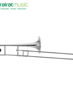 Trombone (Bb Tenor) Custom TB-10 Nickel ทรอมโบน by Churairat Music