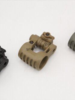 ขาจับไฟฉายติดราง ยี่ห้อ FAB วัสดุ : Nylon