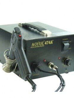 เครื่องดูดตะกั่วอัตโนมัติ 474a+ ดูดแรง ใช้งานง่าย ทนทาน สามารถใช้กับแผ่นปริ้นซ์แบบหลายชั้นได้ ปรับความร้อนได้ มีหัวดูดหลายขนาด