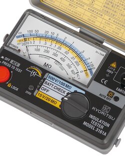 KYORITSU MODEL 3161A Analogue Insulation Testers onebanmor