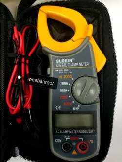 Sunwa digital clamp meter 2017 วัดกระแส ได้ 600Amp ac