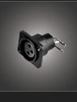 NTS YM-053 แจ๊ค XLR ตัวเมีย 3 ขา สำหรับลงปริ้นท์