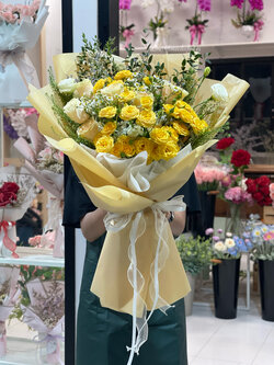 ช่อดอกกุหลาบ ช่อดอกไม้สด