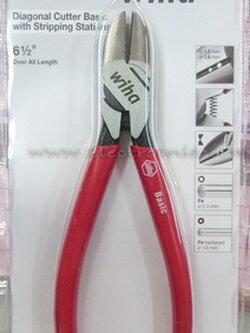 คีมตัด Wiha Germany ขนาด 6 1/2 นิ้ว คมกริบ ทนทาน