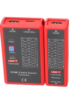 UNI-T 681HDMI เครื่องทดสอบสายHDMI อุปกรณ์ทดสอบสาย HDMI เครื่องมือซ่อม HDMI ยูนิที UT681HDMI