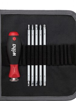 Wiha ชุดไขควง 10หัว ปรับความยาวได้ พร้อมซอง รุ่น System 6 281 T6