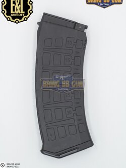 แม็กกาซีน DMAG AK12 ยี่ห้อ E&L แบบstand(ไม่ต้องปั่น) ทรง บอดี้พลาสติก (AK Mid-cap magazine)