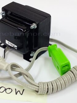 หม้อแปลง แปลงไฟจาก 220v เป็น 110V ขนาด 100w