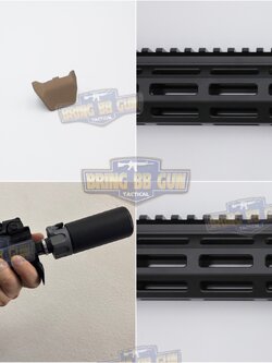 กริ๊ปมือหน้า QTR Stop (QTR Stop) (ใช้ได้กับชุดหน้าระบบราง M-Lok เท่านั้น)