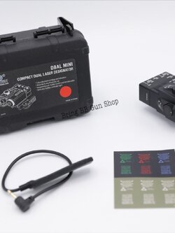 กล่องเลเซอร์ชี้เป้า(เลเซอร์สีแดง) DBAL MIni ยี่ห้อ WADSN รุ่น บอดี้อลูมิเนียม Dbal-Mini Aiming Devices (Red&IR Laser)