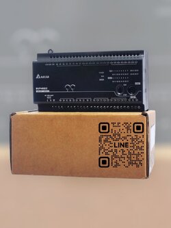 Delta PLC Model:DVP40EC00R3 24DI/16DO , Relay