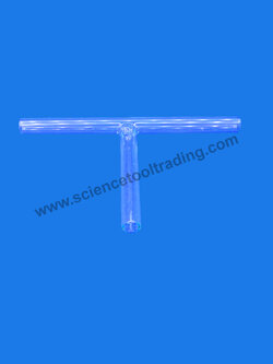 หลอดแก้ว รูปตัว T