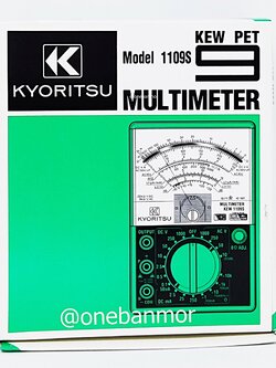 KYORITSU 1109S สเกลเพลทเป็นกระจก ช่วยให้อ่านค่าได้ง่ายและแม่นยำ