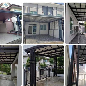 รีโนเวทบ้านเดี่ยว โทร 090-8944938 ประตูรั้วบ้านสแตนเลส โครงหลังคา ต่อเติมครัวหลังบ้าน ช่างบิ้วอิน หลังคากัน