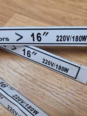 0000446 ฮีตเตอร์ หลอดแก้ว แท่งแก้ว ตู้เย็น ตู้แช่แข็ง 16 นิ้ว