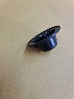 0000919 ฝาล็อค ใบพัดลม คุณภาพ ฝา ฝาใบพัดลม 12”14”16”18” ใช้กับมิตชูแกนสั้น พลาสติกเหนียว ขันแน่น