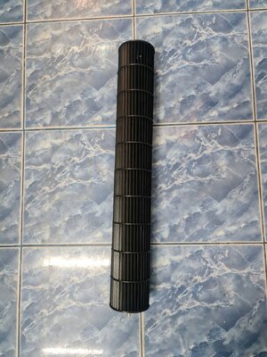 0000806 ใบพัดลมโพรงกระรอก ไดกิ้น DAIKIN 1595671L / 159567J โบเวอร์ แอร์ไดกิ้น พัดลมแอร์ ยาว 61 Cm. เดือยยาว 2.5Cm.