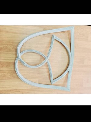 0000101 ขอบยาง ประตูล่าง รุ่น NF-6086F ตู้เย็น ขอบยาง ตู้เย็น ซิงเกอร์ 2 ประตู