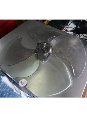 0000977 ใบพัดลม 16" ยี่ห้อ โตชิบา ใบพัดลม Toshiba 16 นิ้ว