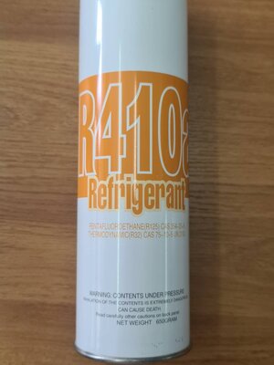 0000534 น้ำยา R410A แอร์บ้าน แบบ กระป๋อง # ถูกที่สุด #