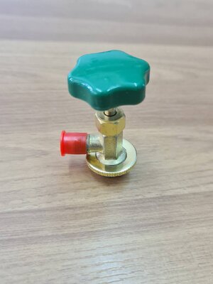 0000661 หัวเปิด วาล์วน้ำยาแอร์ R22 R410 R600a หัววาล์ว CT-338
