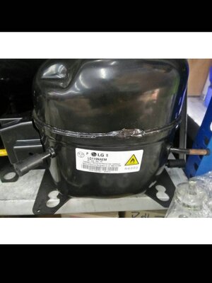 0000257 คอมเพรสเซอร์ ตู้เย็น LG LQ119NAEM คอม ใช้กับ ตู้เย็น 16-20.5 คิว น้ำยา R600a อะไหล่สำหรับตู้เย็น