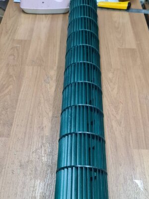 0000811 พัดลมโพรงกระรอก เซนทรัลแอร์ โบเวอร์แอร์ รุ่น cfw-ife18 อะไหล่แท้ศูนย์ โบแอร์