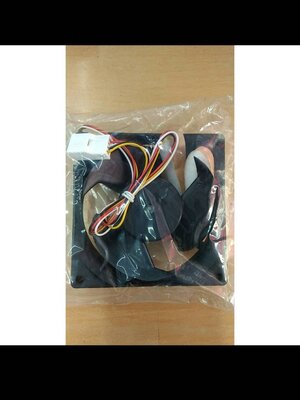 0000126 มอเตอร์ พัดลมมิตซู DC12V 4*4 พัดลม ตู้เย็น มิตชู พัดลม โนฟอรอส