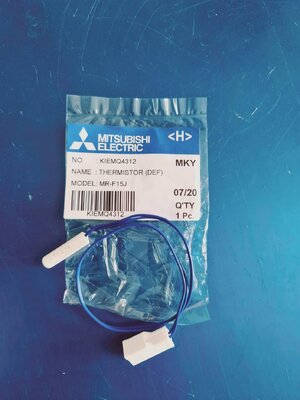 0000431 เซนเซอร์ KIEMQ4312, KIEA74312 เซ็นเซอร์ ตู้เย็น มิตซูบิชิ Mitsubishi Electric ช่องฟรีส ของแท้ 100%
