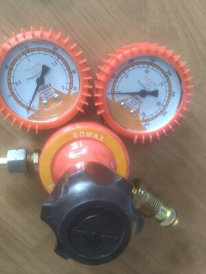 0000624 เกจ์แก๊ส ยี่ห้อ Somax (อย่างดี)