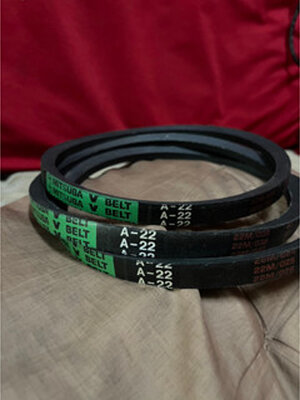 0001069 สายพาน เครื่องซักผ้า A-22 Mitsuba สายพานเครื่องซักผ้า มิตซูบา ร่อง V ประเภท A เบอร์ A-22