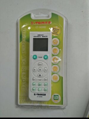 0000085 รีโมทรวม รุ่น ET-9098E “รีโมทแอร์ครอบจักรวาล”