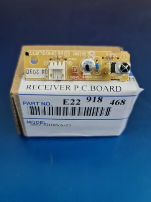 0000334 แผงรับ E22 918 468 สัญญาณ รีโมท Mitsubishi Electric ของแท้ 100%