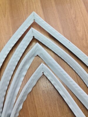 0000765 ขอบยาง ตู้เย็น NR-B37M4 (ขอบบน) Panasonic รุ่น 2 ประตู ยางขอบประตูตู้เย็น ขอบยาง NR-B19M B23M B27M ประตู