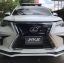 Chrome front bumper grille trim for Fortuner LX Sport