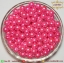 ลูกปัด มุกแก้ว สีชมพูบานเย็น (65 เม็ด)