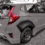 HONDA JAZZ GK TYPE R17 WIDE BODY RAW WORK COMPLETE SET (NKS DESIGN)