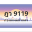 ทะเบียนสวย 9119 ขายทะเบียน 9119 ฎว 9119