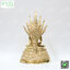 พระประจำวันเสาร์ (ปางนาคปรก) 7" ทองเหลือง